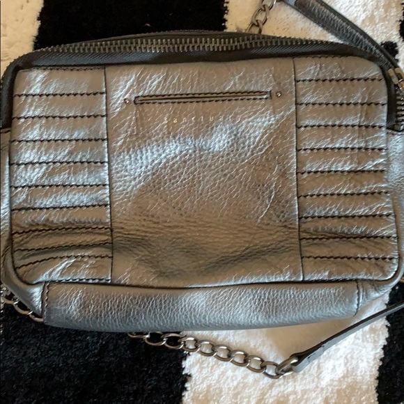 Sanctuary S1023 crossbody bag pewter chains - Picture 4 of 6